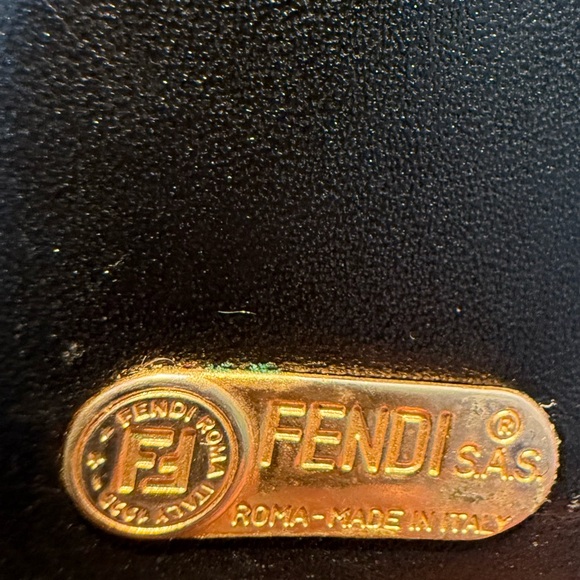 Fendi Pequin Striped Kisslock Wallet - Picture 9 of 14